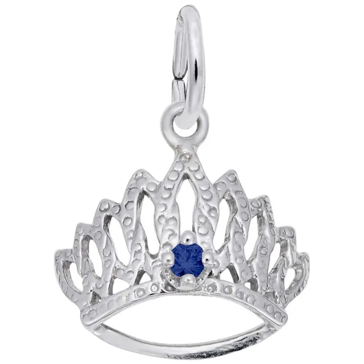 14 KT TIARA W/BIRTHSTONE-SEPT