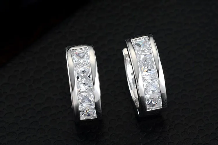 17KM Gold Crystal Zircon Earring