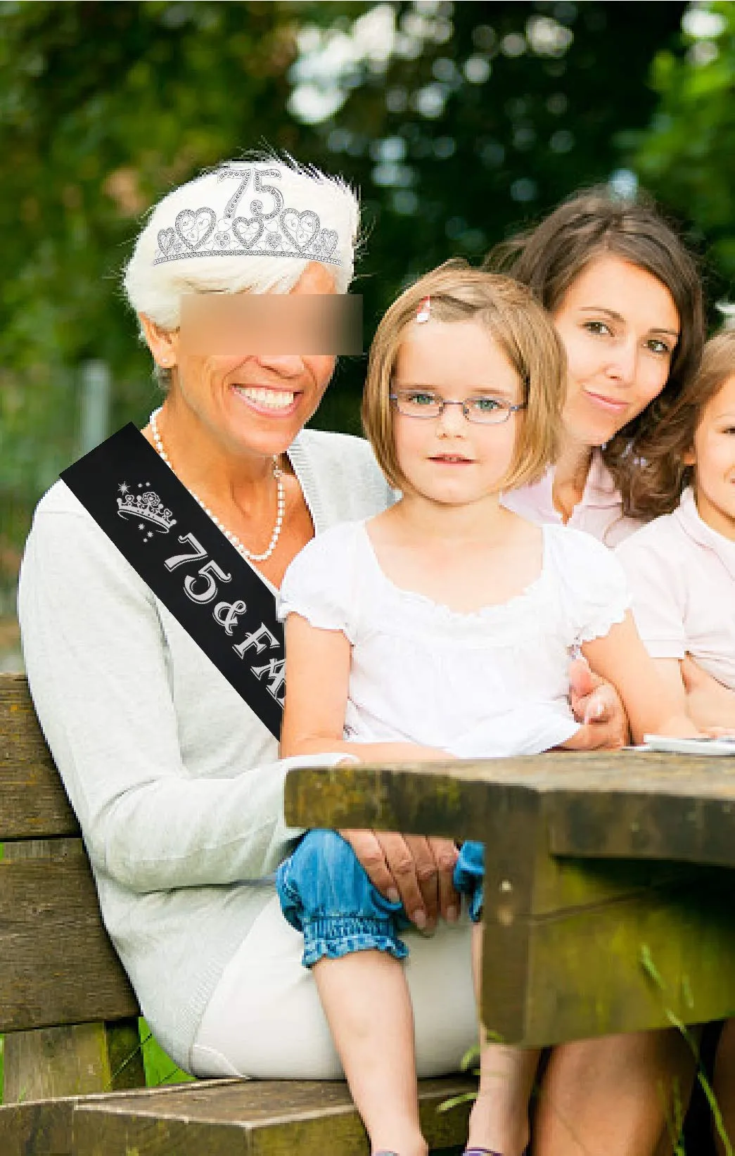 75th Birthday Sash, 75th Birthday Tiara, 75th Birthday Decorations for Her, 75th Birthday