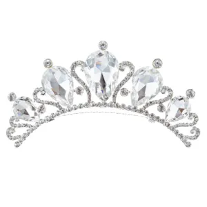 Bridal Wedding Jewelry Crystal Rhinestone Beautiful Teardrop Hair Comb