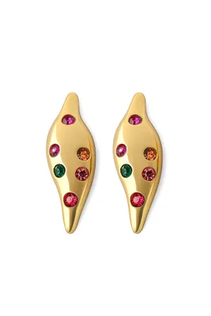 CELESTIAL DROP GOLD EARRINGS