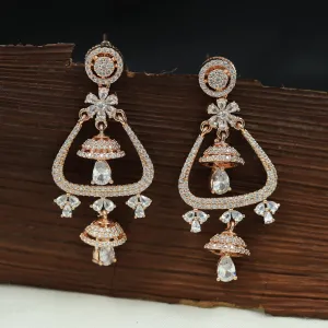 Danglers Zircon/AD Earring 6680-28