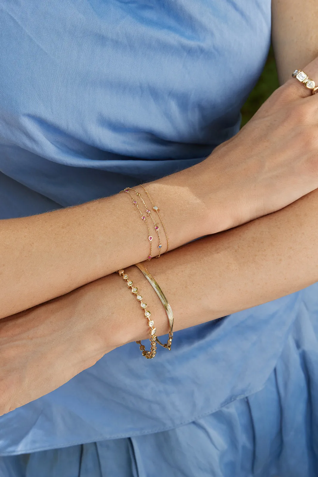 Gemstone by the Inch Bracelet
