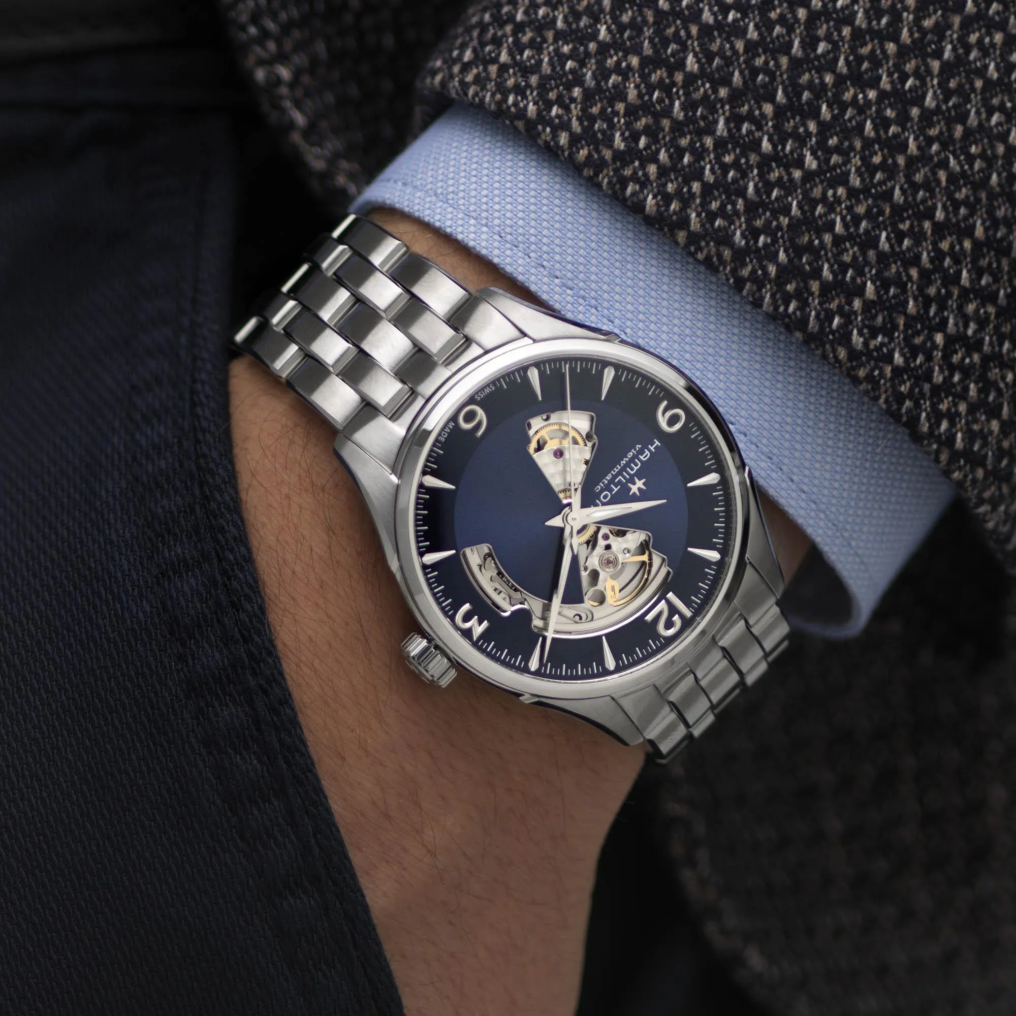 Jazzmaster Open Heart Gents Watch - H32705141