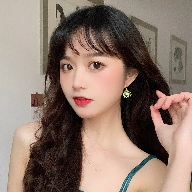 Mismatched Daisy Inspired Earrings
