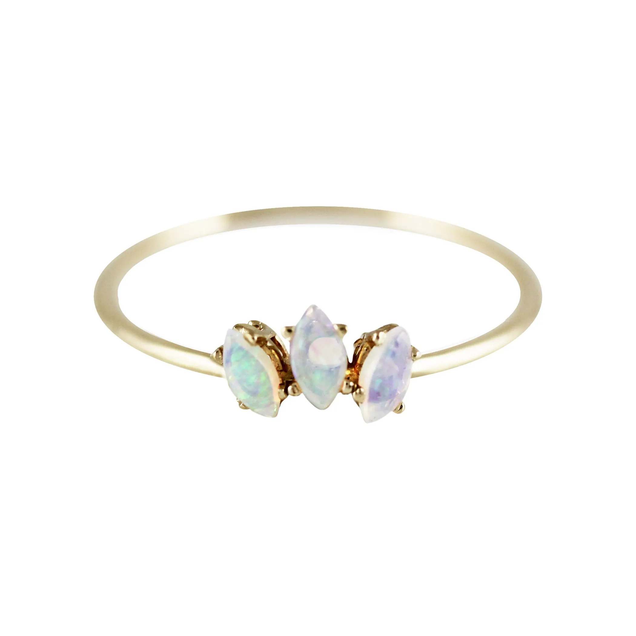 PETITE OPAL TIARA RING