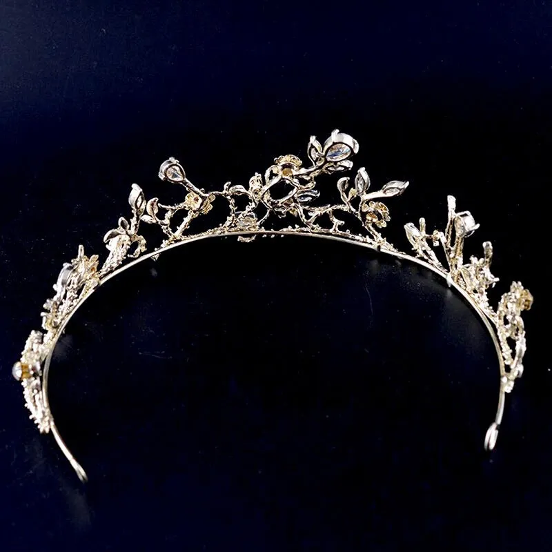 "Rahi" - Bohemian Gold Bridal Tiara