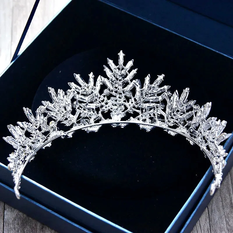 "Silvana" - Silver Bridal Tiara