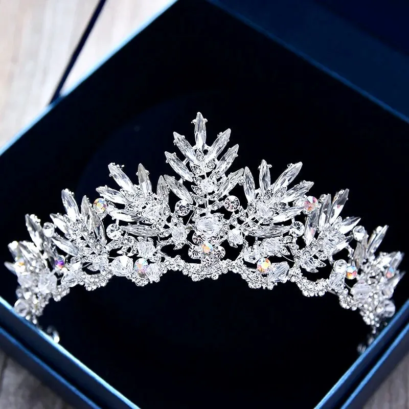 "Silvana" - Silver Bridal Tiara