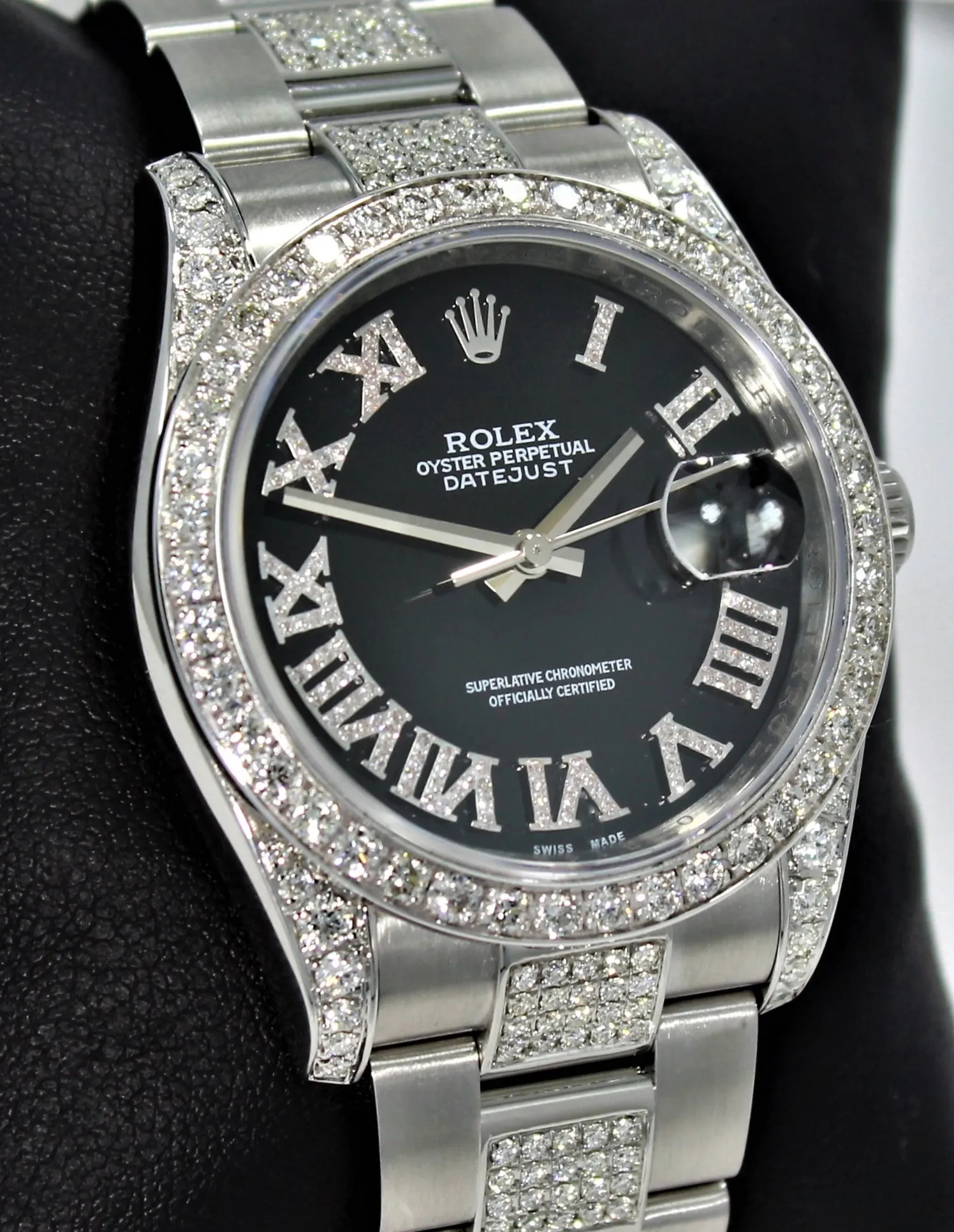 Rolex DateJust 116200 36mm black diamond dial bezel & bracelet oyster perpetual