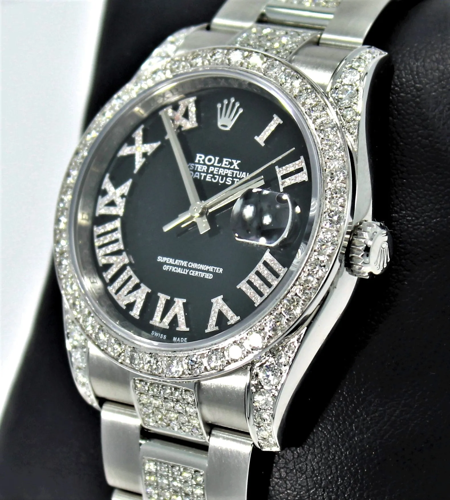 Rolex DateJust 116200 36mm black diamond dial bezel & bracelet oyster perpetual