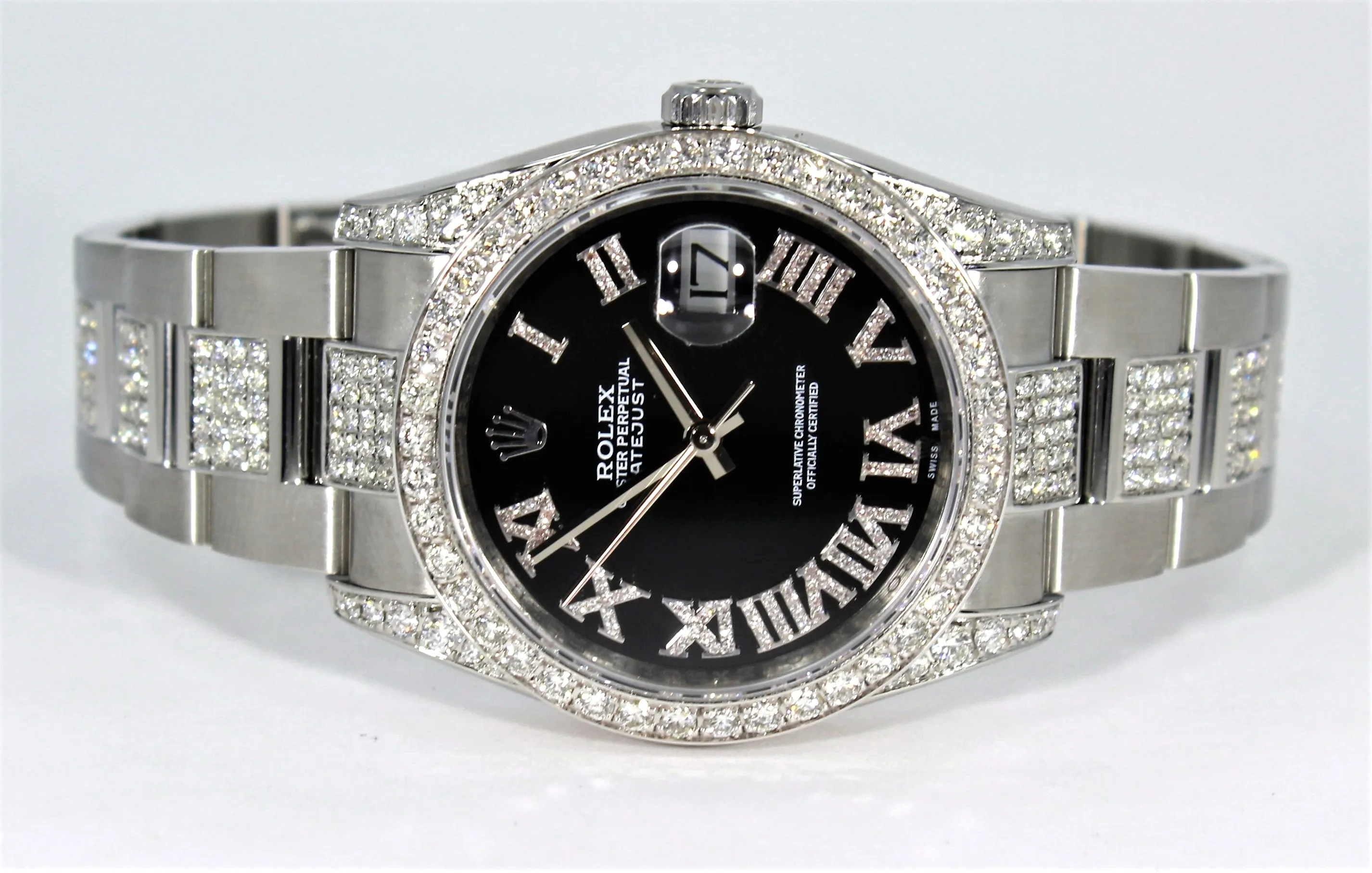 Rolex DateJust 116200 36mm black diamond dial bezel & bracelet oyster perpetual
