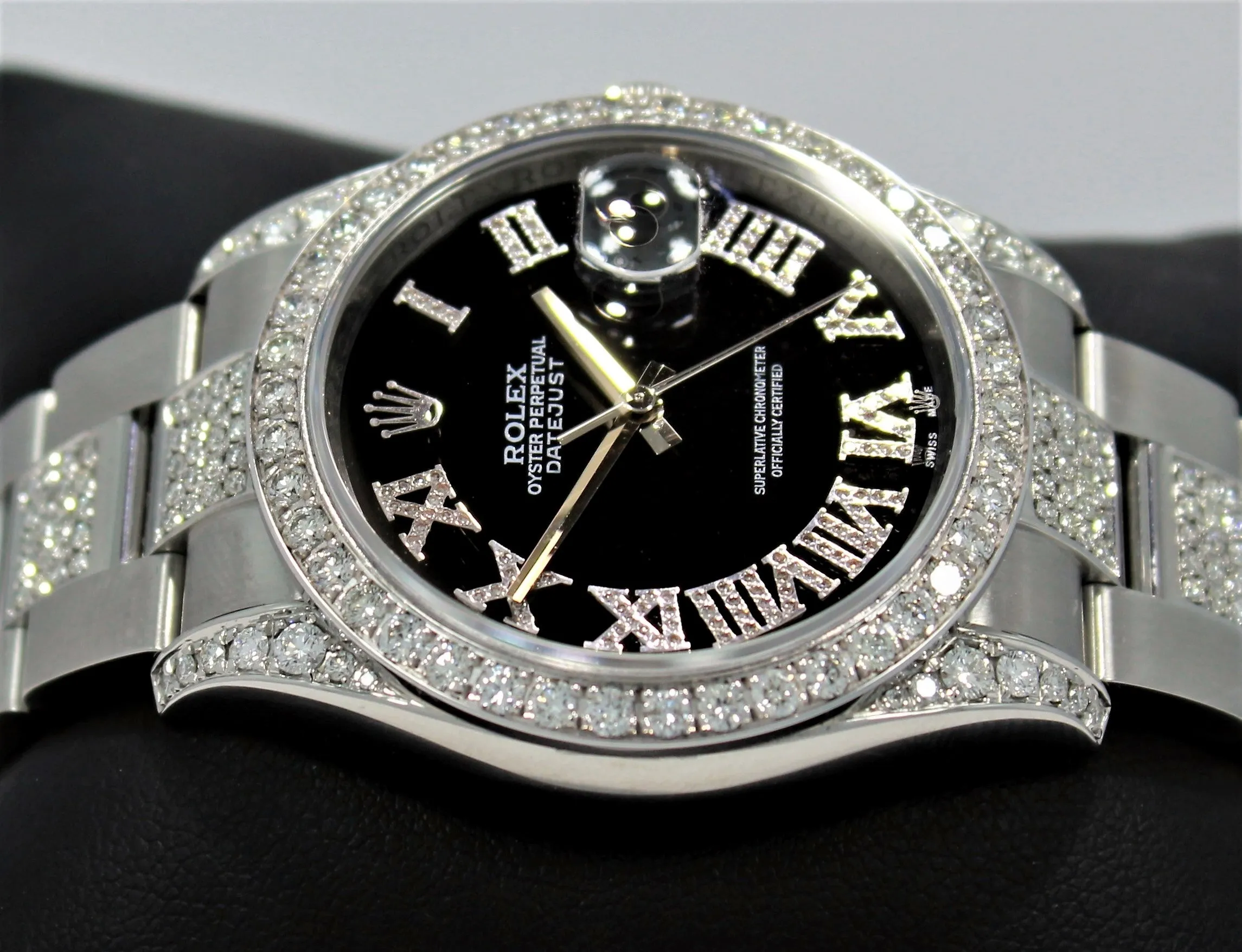Rolex DateJust 116200 36mm black diamond dial bezel & bracelet oyster perpetual