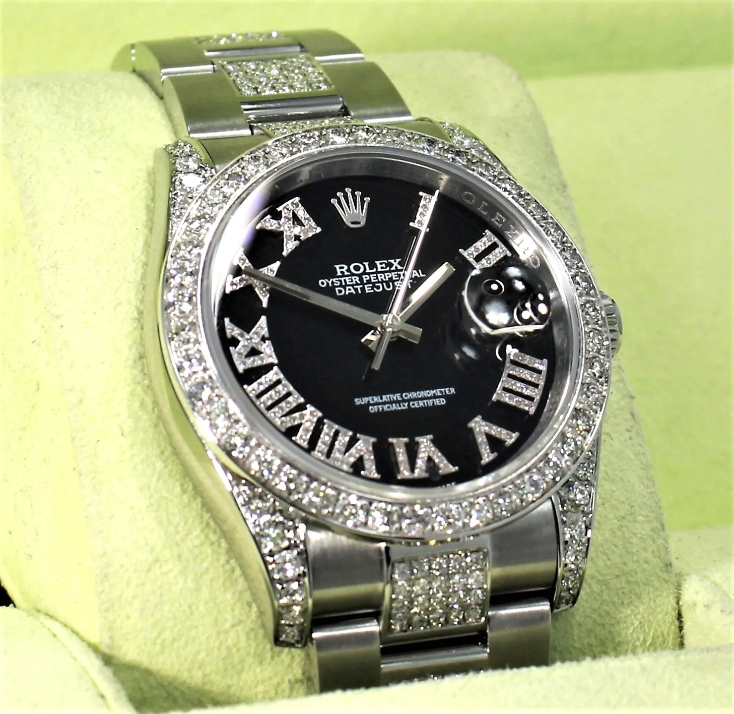 Rolex DateJust 116200 36mm black diamond dial bezel & bracelet oyster perpetual