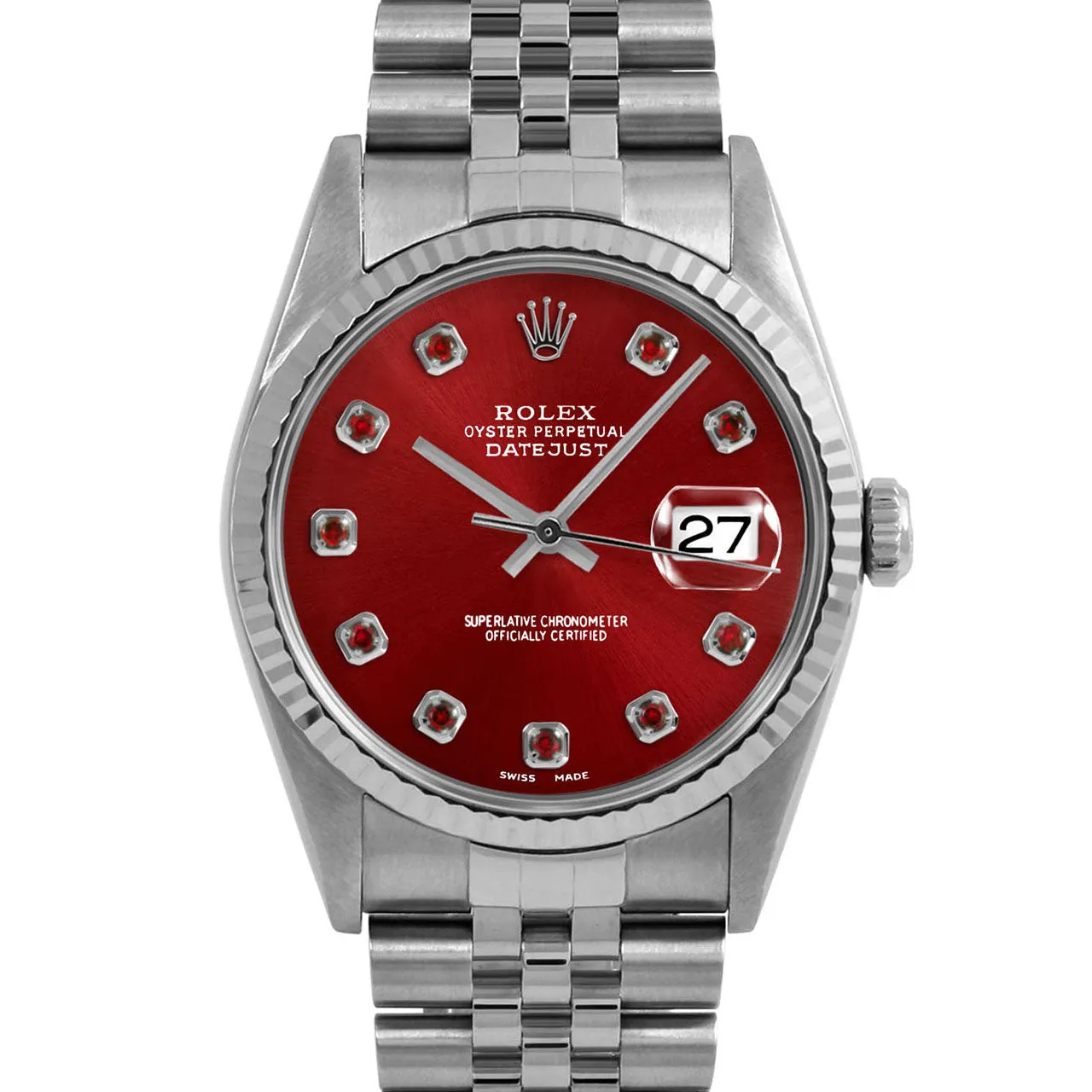 Rolex Datejust 36mm | 16234-RED-RBY-AM-FLT-JBL