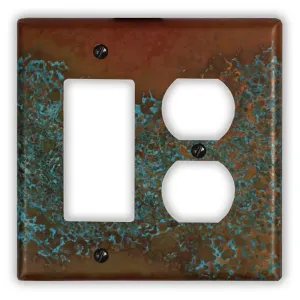 Sierra Copper - 1 Rocker / 1 Duplex Wallplate