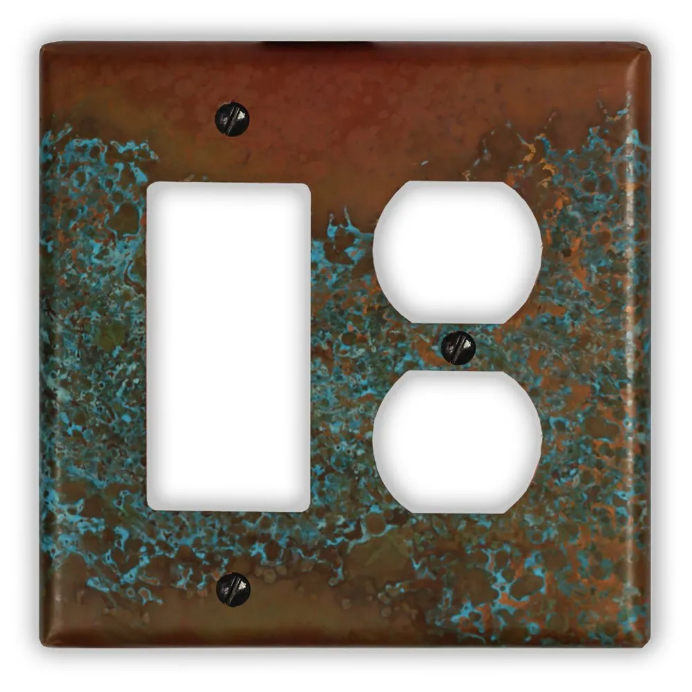 Sierra Copper - 1 Rocker / 1 Duplex Wallplate