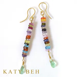 Spree and Emerald Earrings