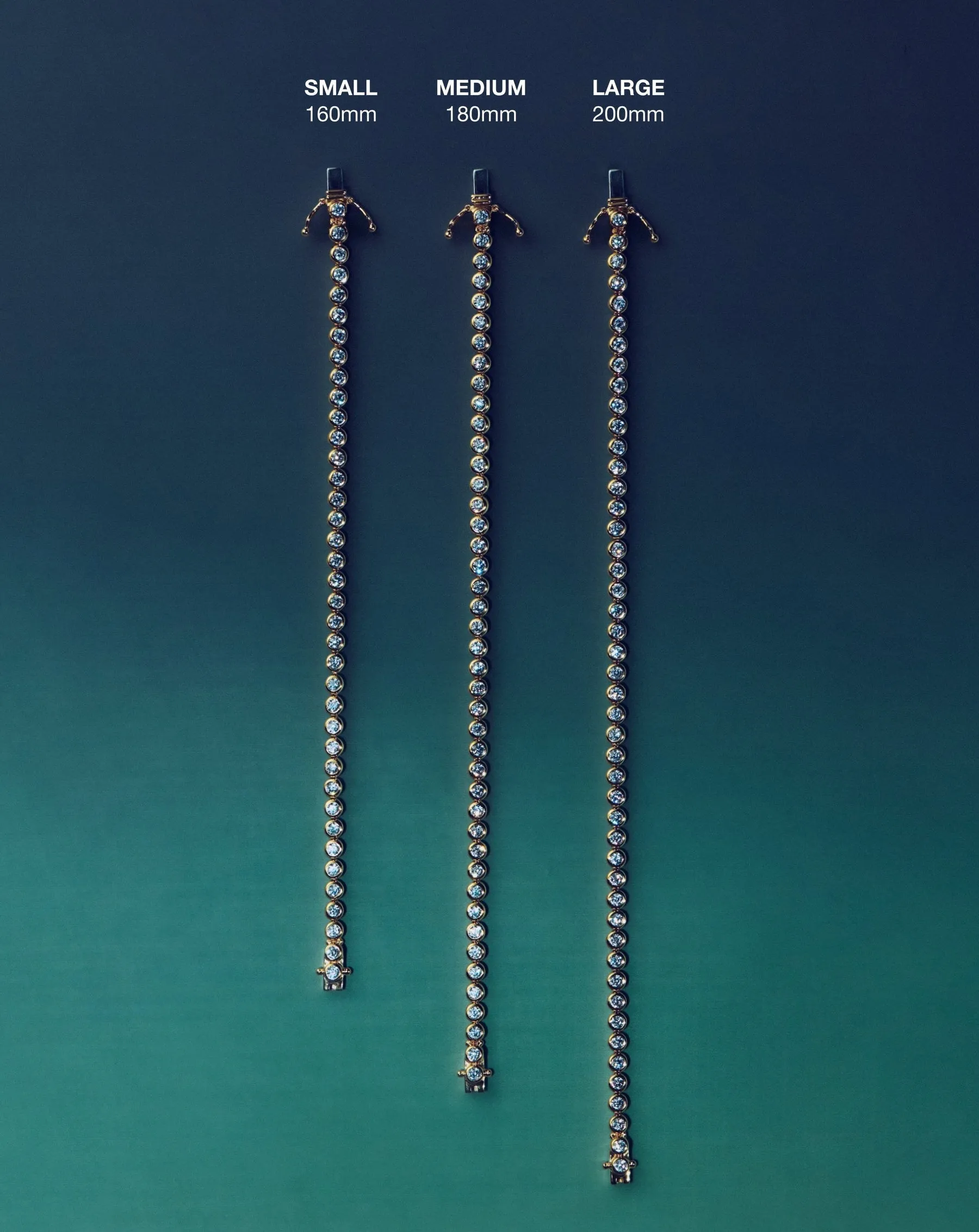 Tennis Round Bracelet in Gold