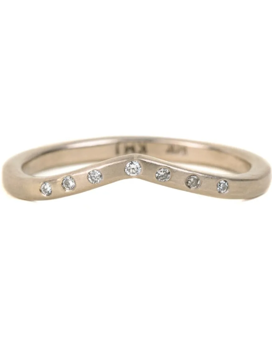 Tiara Shadow Band - 18ky Gold, 14kpw Gold   VS Diamonds, Black Diamonds